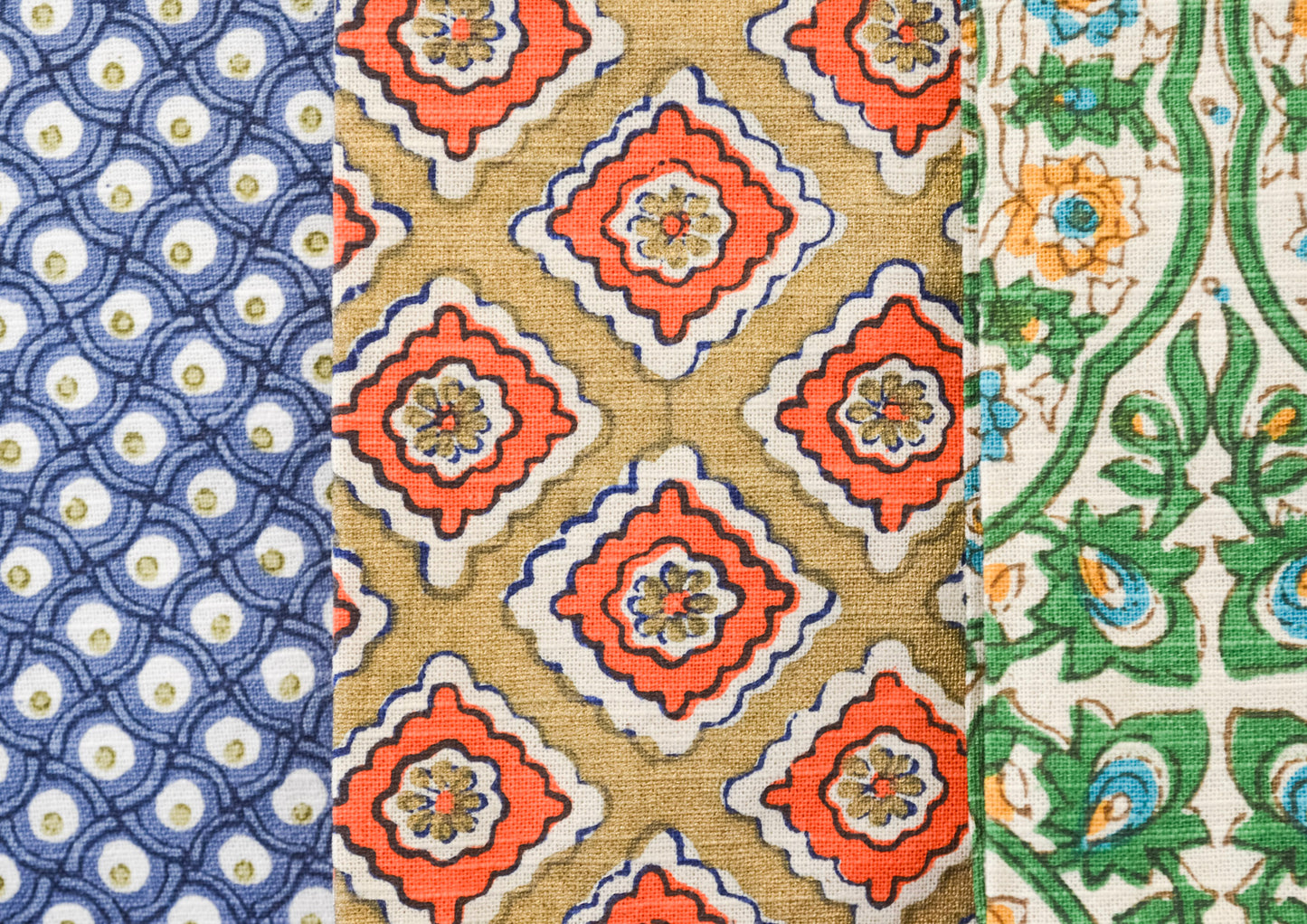 Block Print Cotton Slub Tea Towel