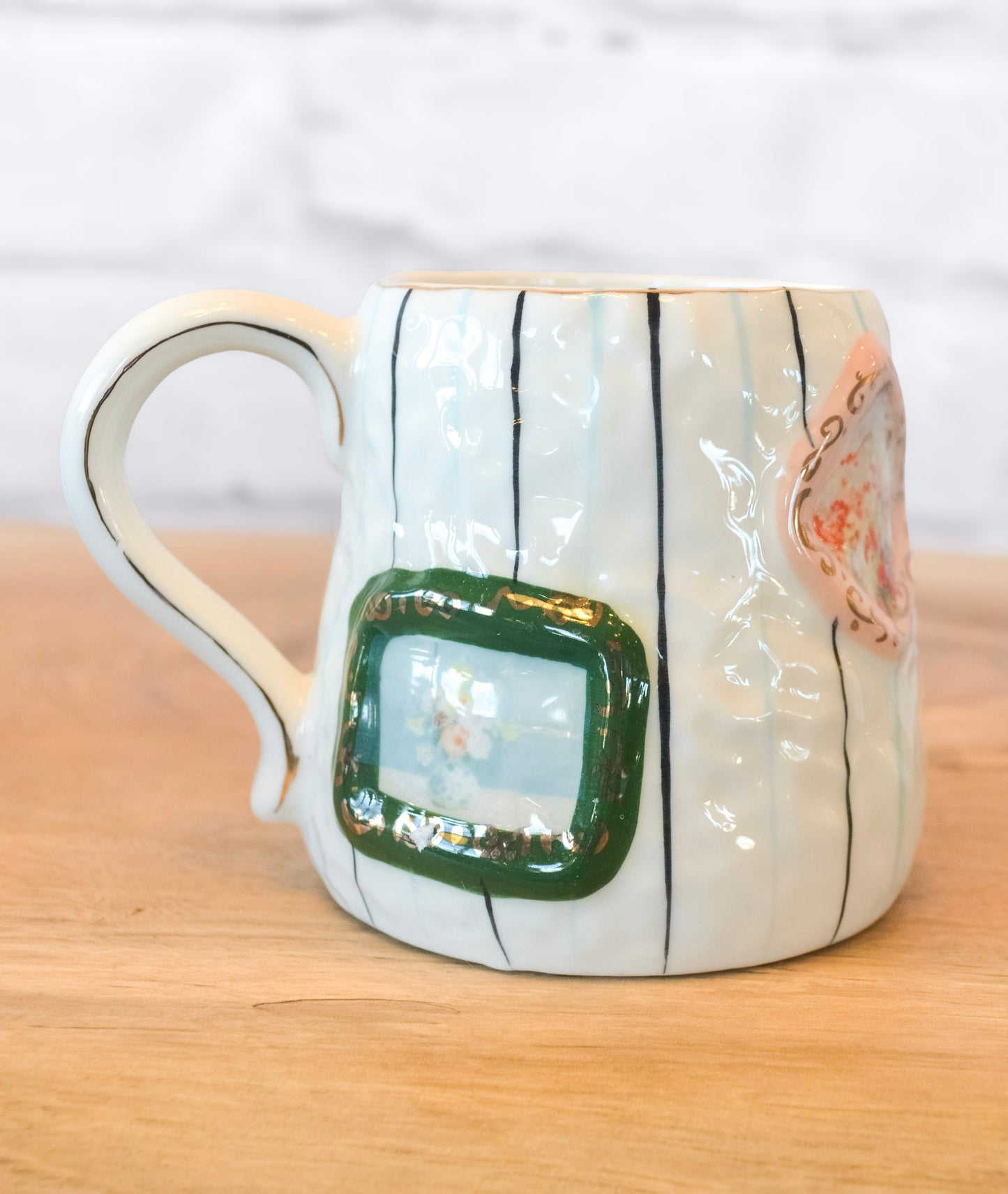Whimsical Picture Frame Mug
