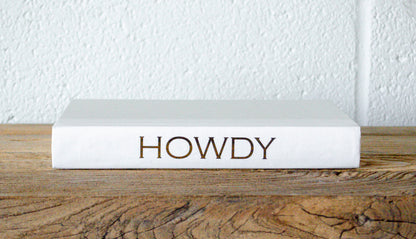 Local Gold & White Decorative Books