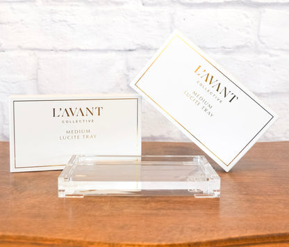L'AVANT Medium Lucite Tray