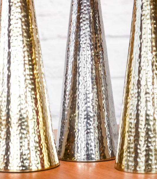 Hammered Taper Candle Holder