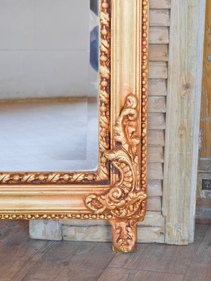 Rococo Gilt Framed Beveled Mirror
