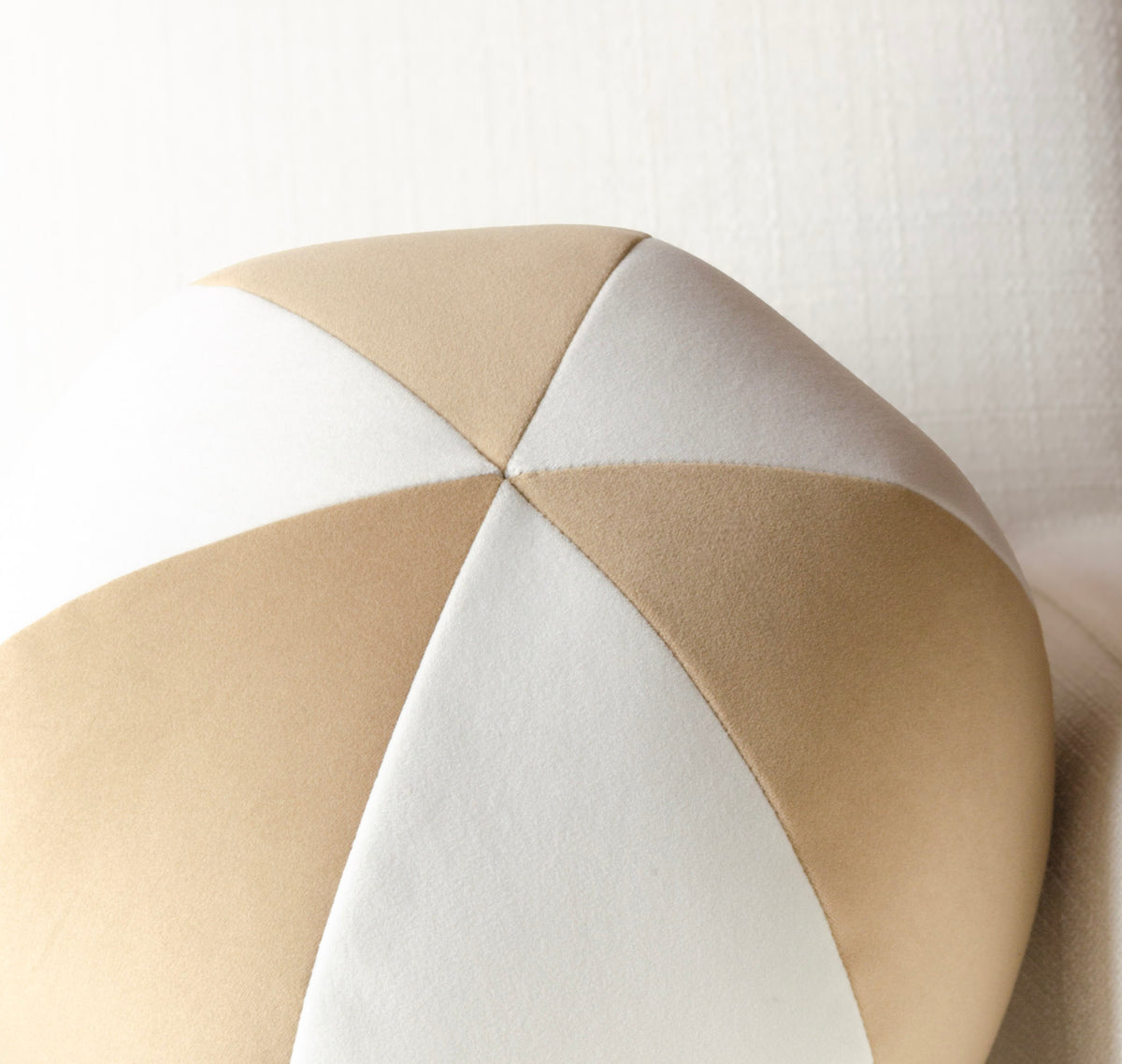 Bicolor Posh Ball Accent Pillow