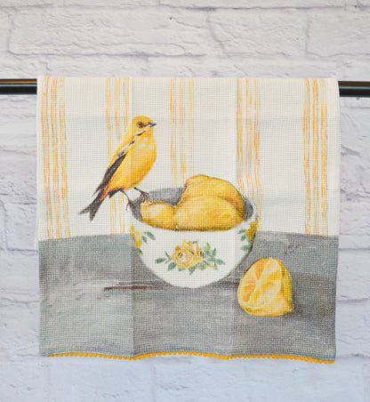 Bird & Berry Tea Towel