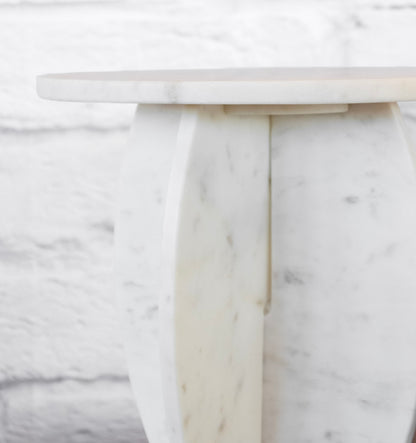 Geometric Marble Riser