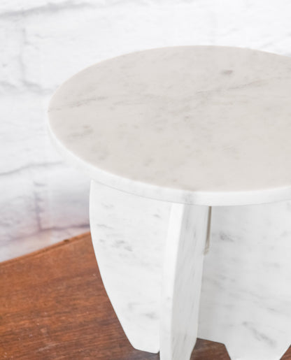 Geometric Marble Riser