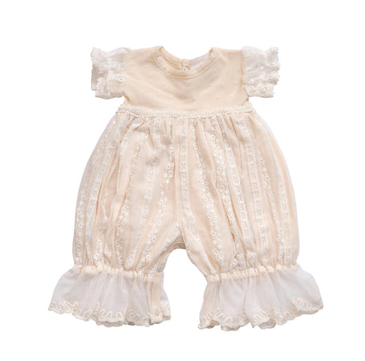 Haute Baby Mary Catherine Bubble Newborn Romper