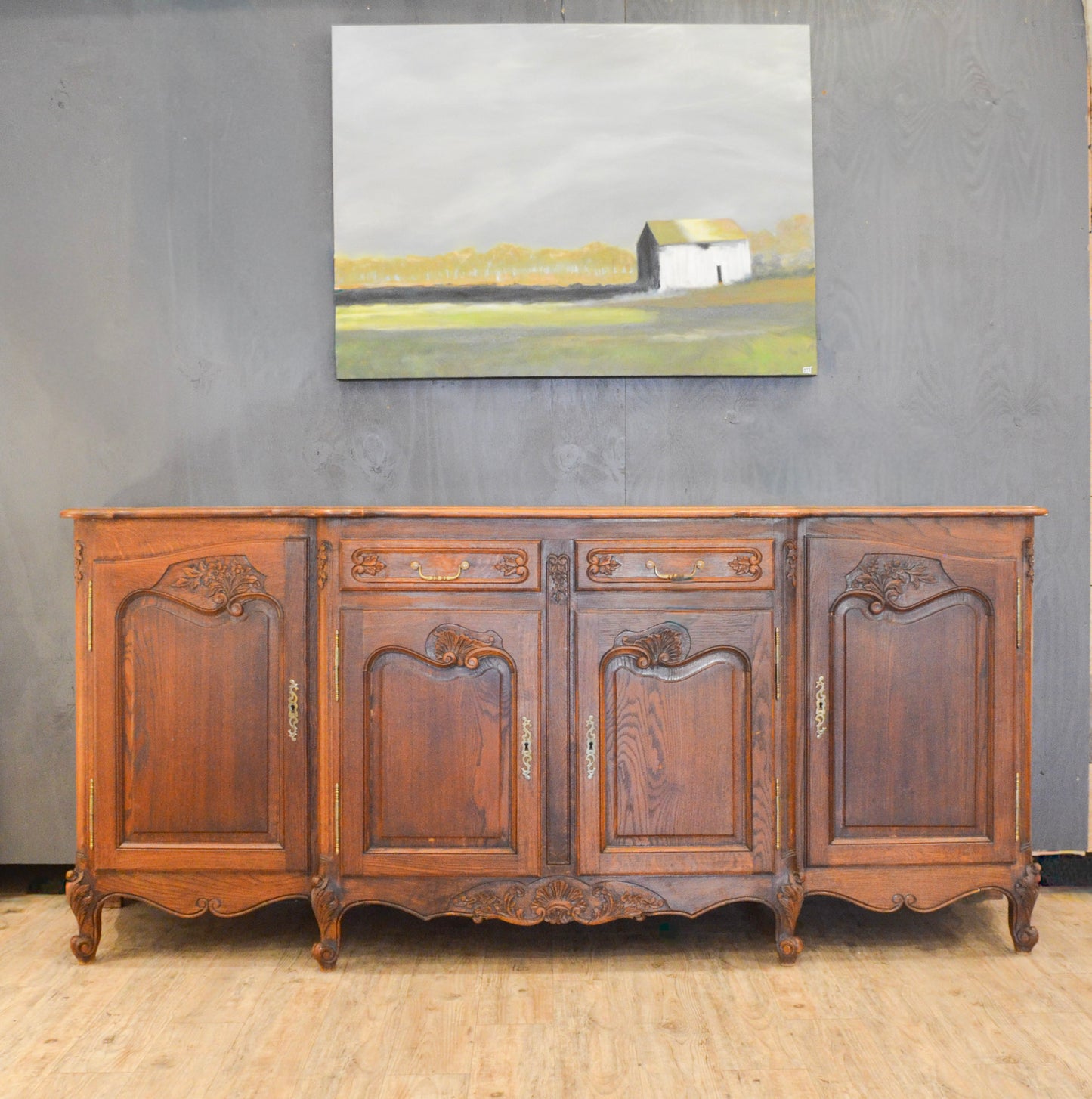 Louis XV Style Parquetry Sideboard