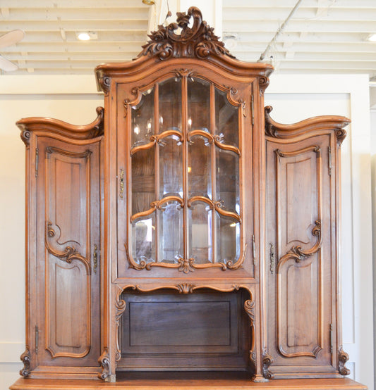 Grand Rococo Walnut Buffet