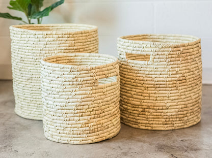Mikka Handwoven Grass Baskets