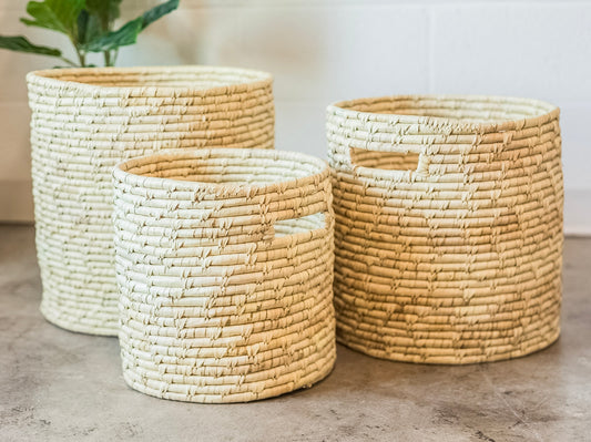Mikka Handwoven Grass Baskets