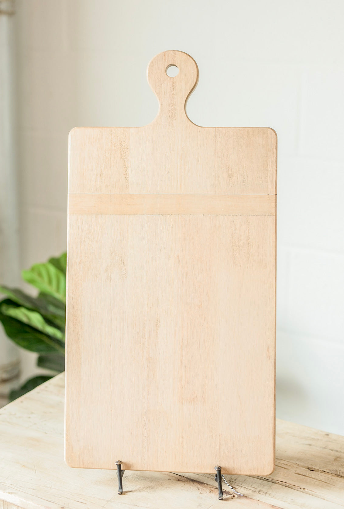 Whitewashed Wooden Cutting Board