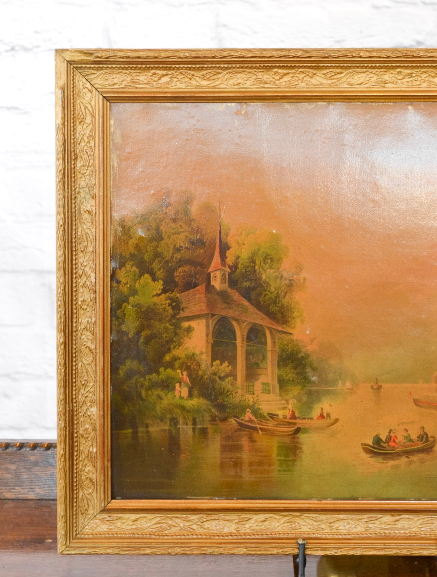 European Oil Print on Board