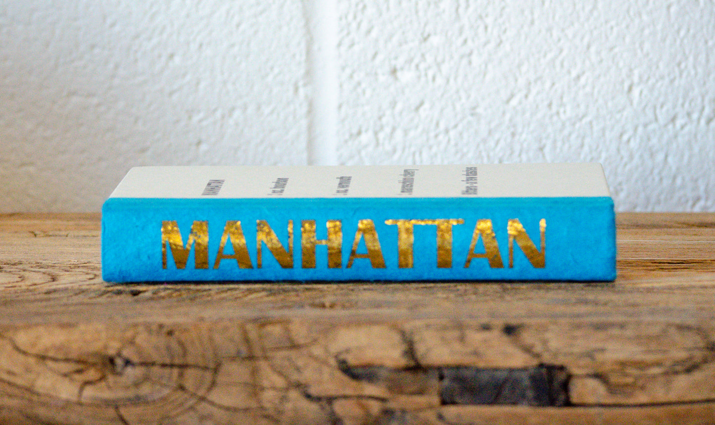 Bold & Gold Cocktail Decorative Books w/ Recipe