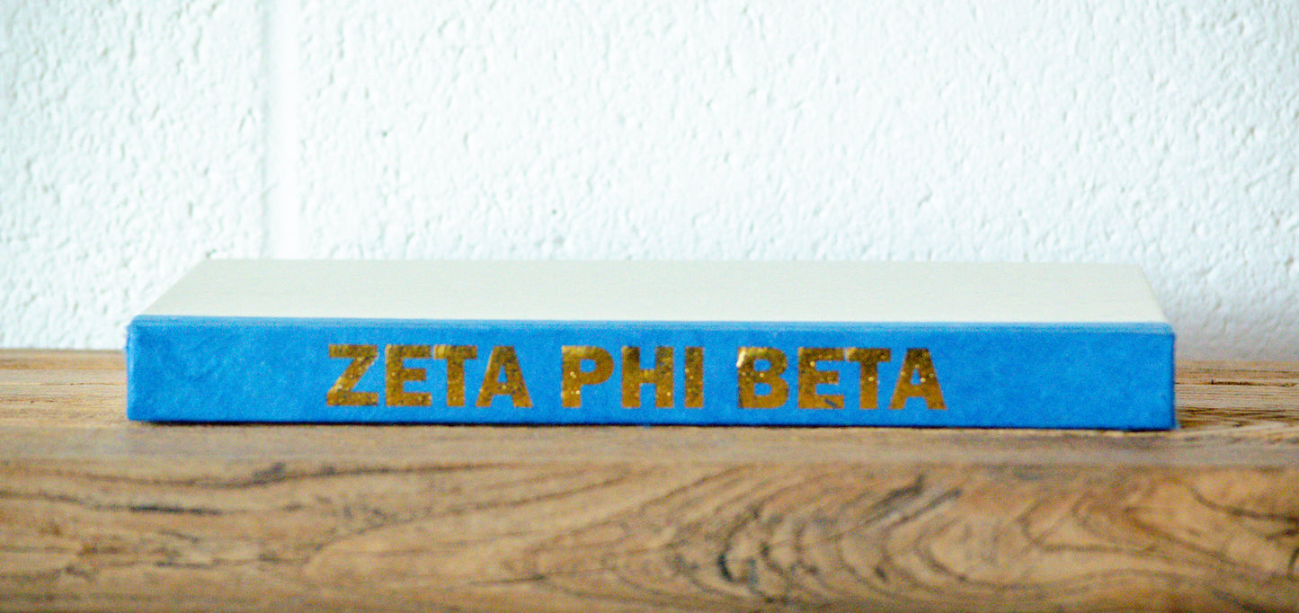 Gold Letter Sorority Decorative Books