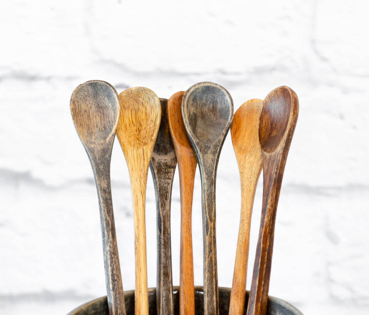 Hand Carved Wood Tasting Spoon