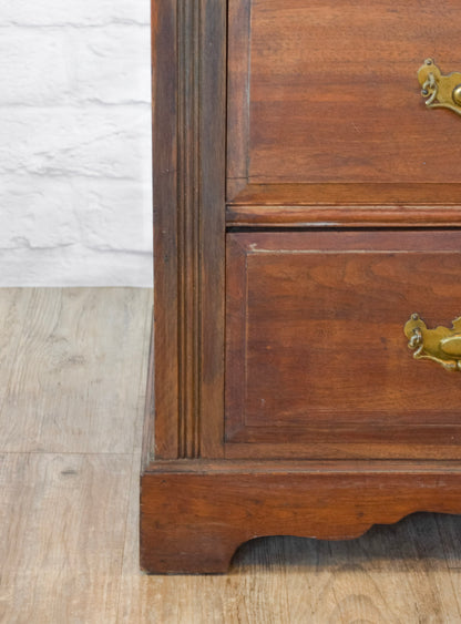 English Georgian Style Walnut Chest
