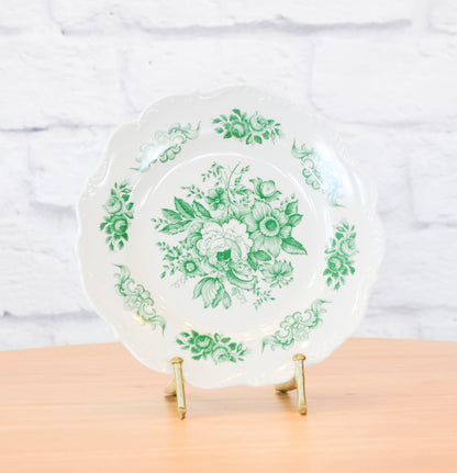 Set of 4 Toile Inspired Melamine Plates