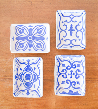 Hand-Painted Stoneware Plate