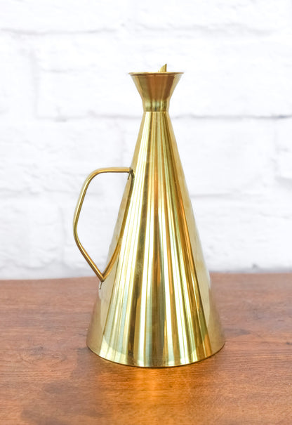 Gold Finish Stainless Steel Oil Cruet