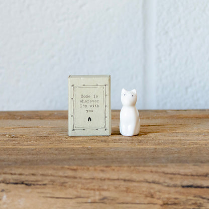 Sweet Sentiments Porcelain Matchbox Animals