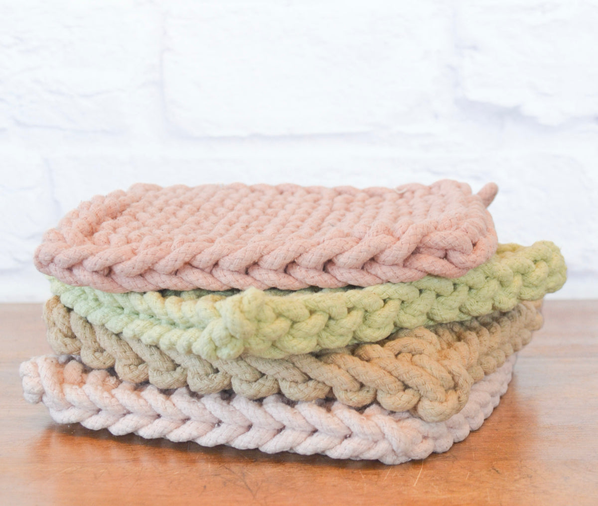Desert Bloom Crochet Pot Holders