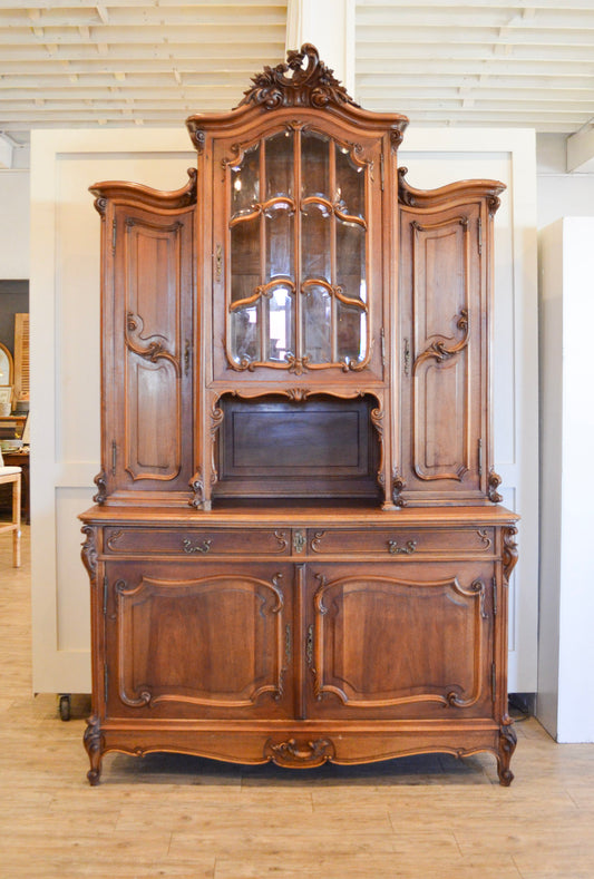 Grand Rococo Walnut Buffet