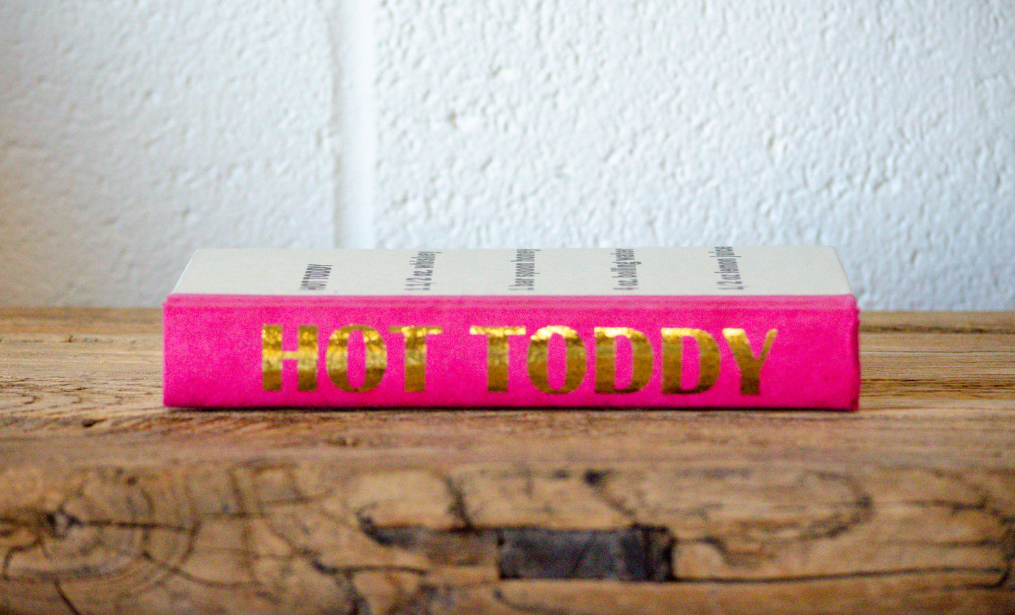 Bold & Gold Cocktail Decorative Books w/ Recipe