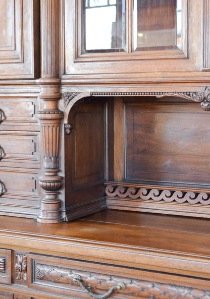 Grand Louis XVI Style Walnut Buffet