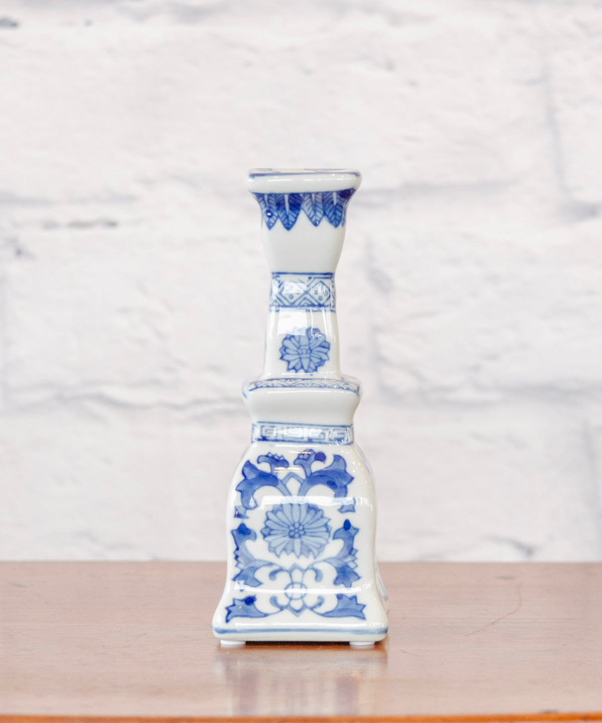 Classic Blue & White Candle Holder