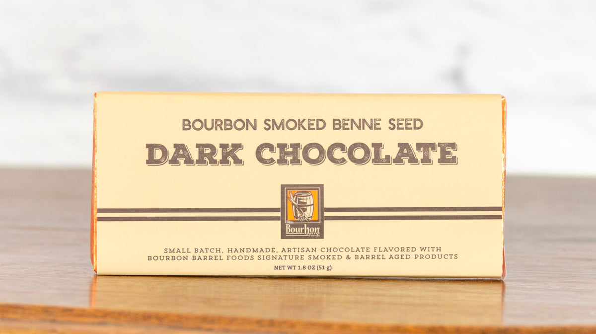 Bourbon Smoked Benne Seed Dark Chocolate Bar