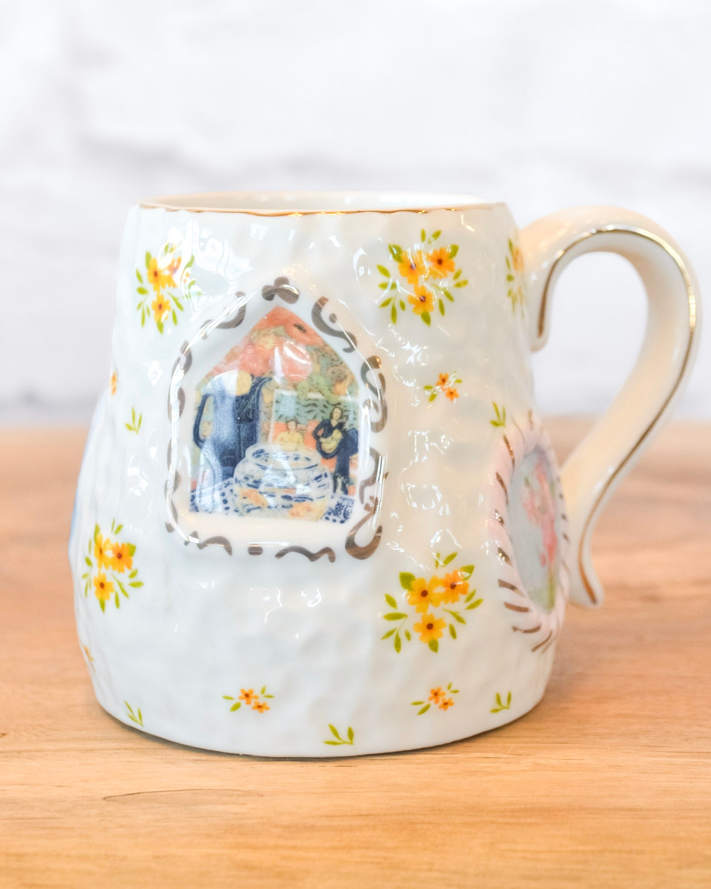 Whimsical Picture Frame Mug