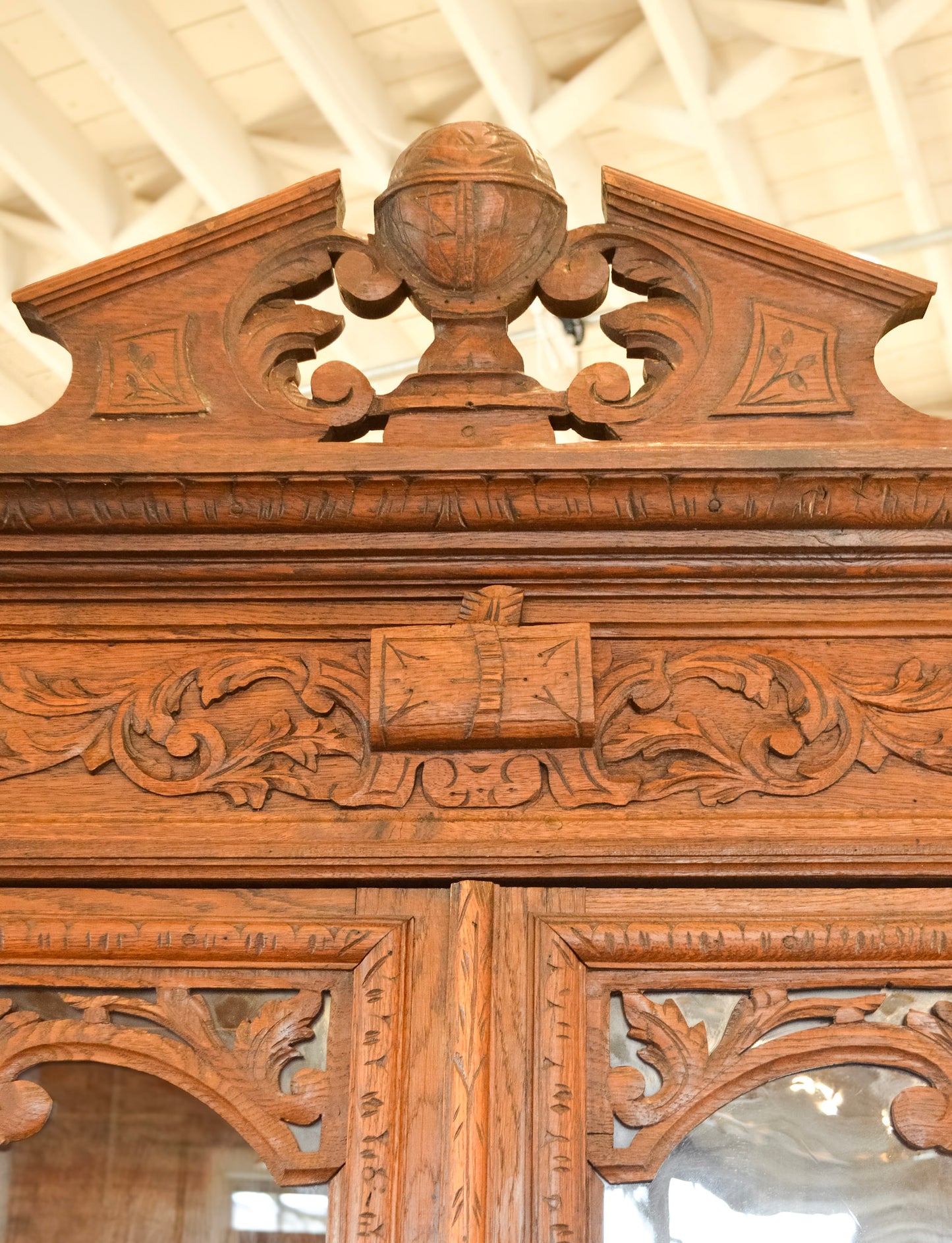 Louis XIII Style Barley Twist Scholar's Bookcase