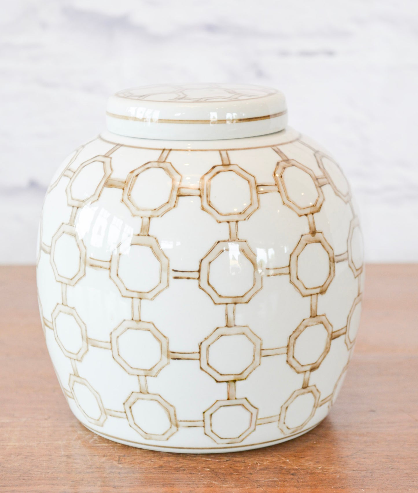 Province Link Lidded Jar