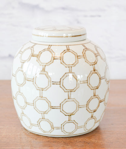 Province Link Lidded Jar