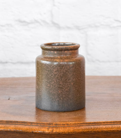 Vintage-Inspired Mini Stoneware Crock