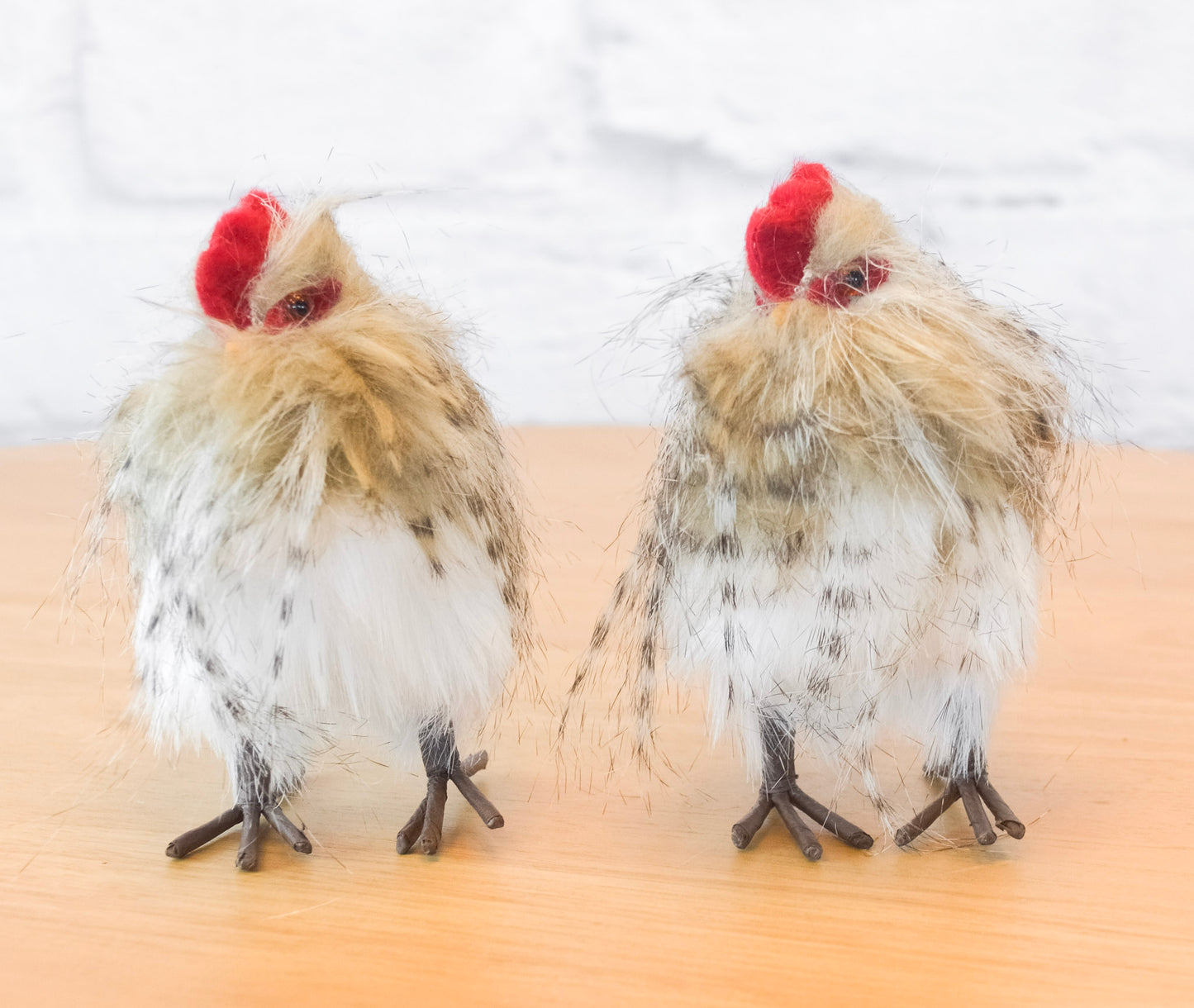 Faux Fur & Feathers Chicken