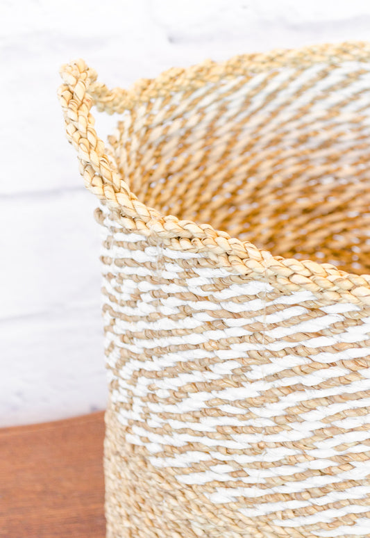 Round Woven Banana Leaf Basket