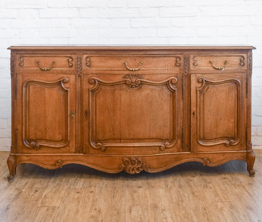Louis XV Style Oak Sideboard