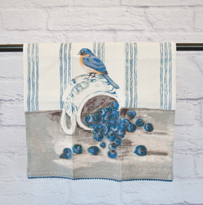 Bird & Berry Tea Towel
