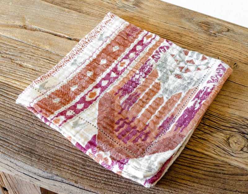 Maisy Patterned Cotton Napkin