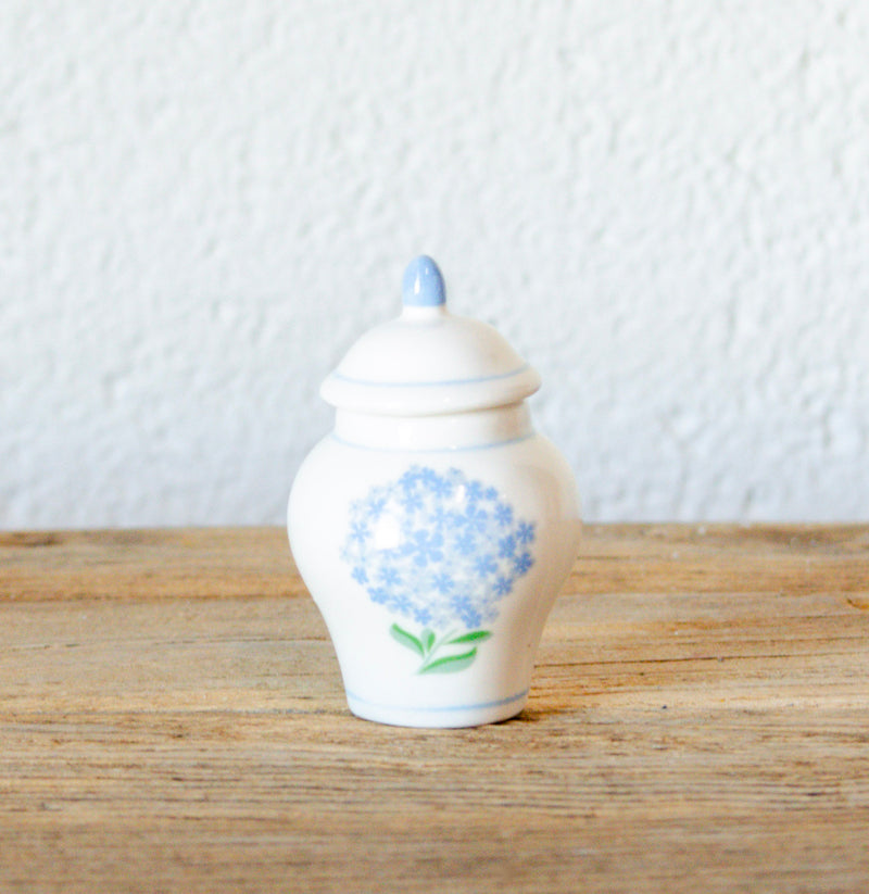 Mini Hydrangea Ginger Jar Toothpick Holder