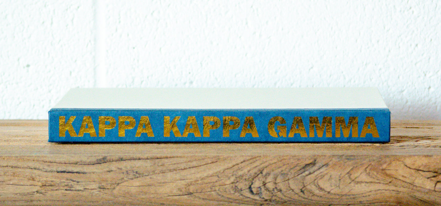 Gold Letter Sorority Decorative Books
