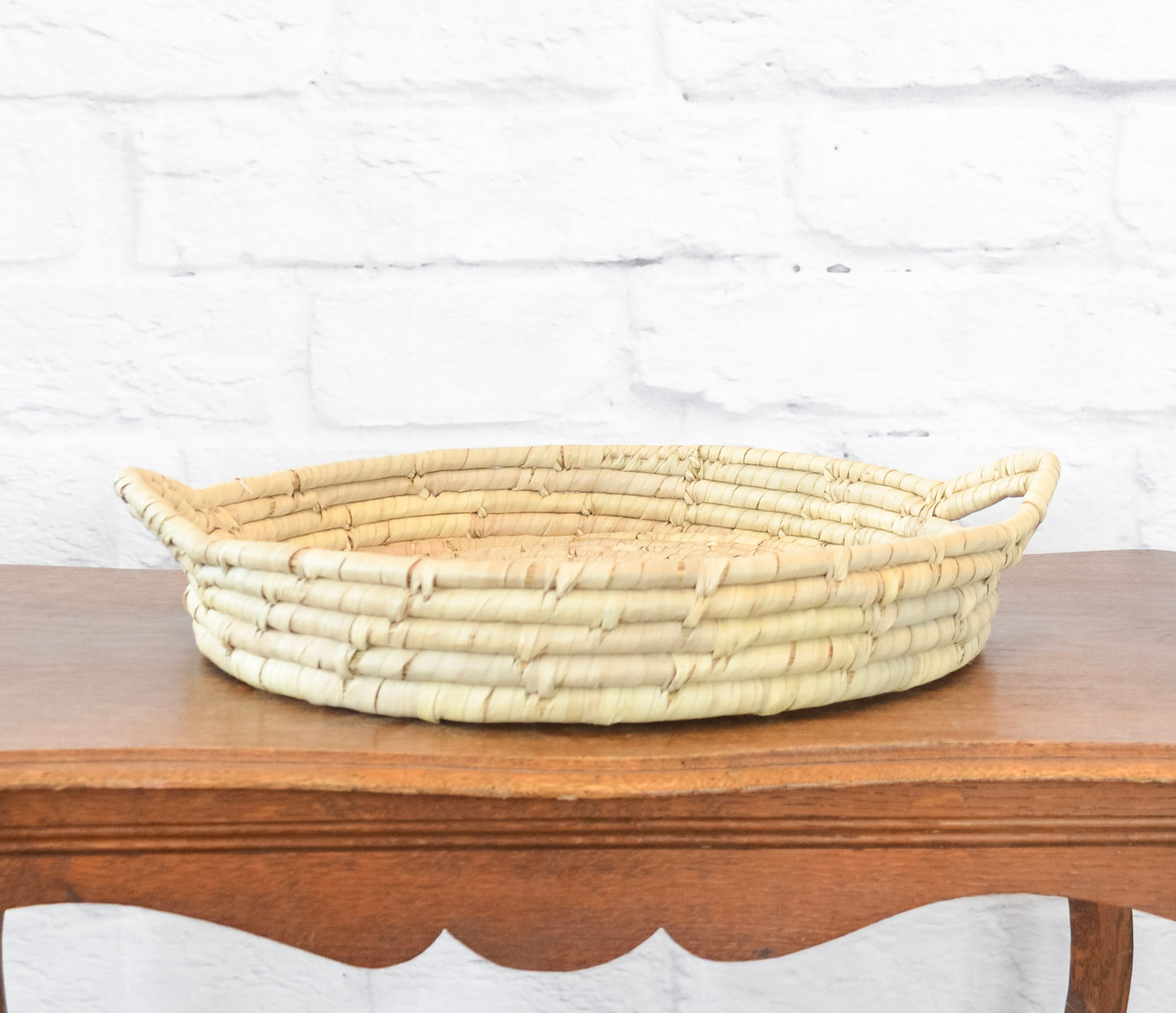 Handwoven Grass & Date Leaf Tray
