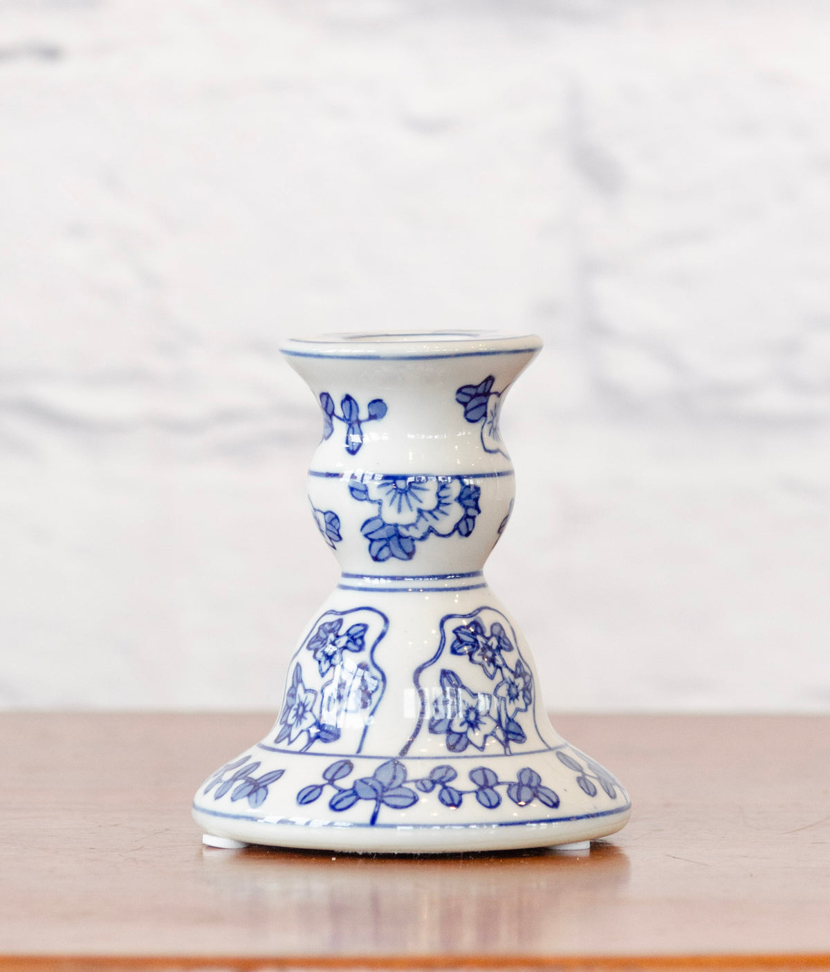 Classic Blue & White Candle Holder