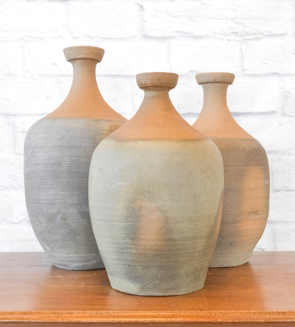 Vintage Clay Rice Wine Bottle
