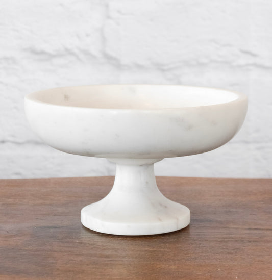 Classic Marble Pedestal Bowl