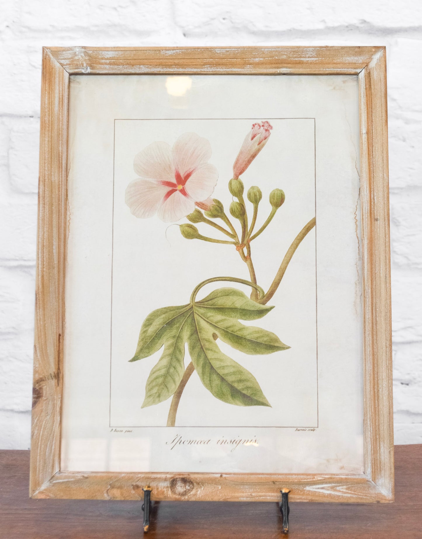Wood Framed Floral Wall Decor