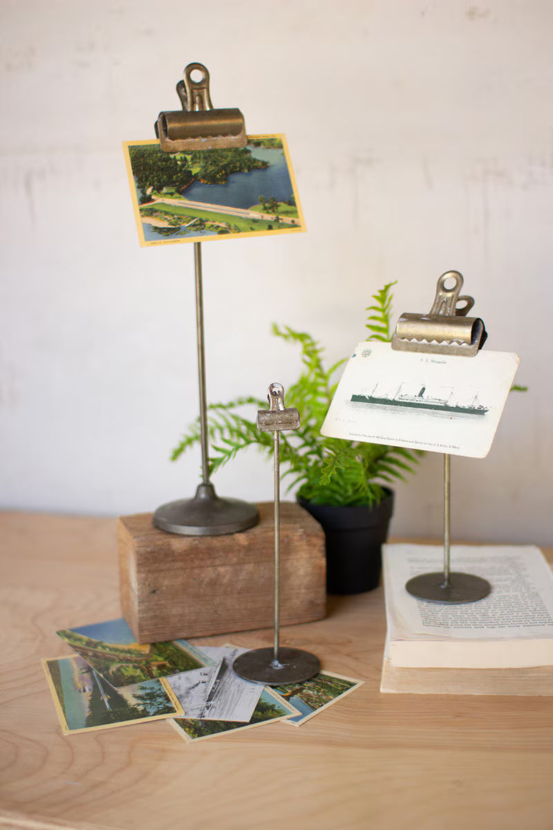 Metal Note Clip Stand