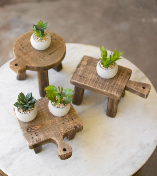 Wooden Cutting Board-Shaped Riser